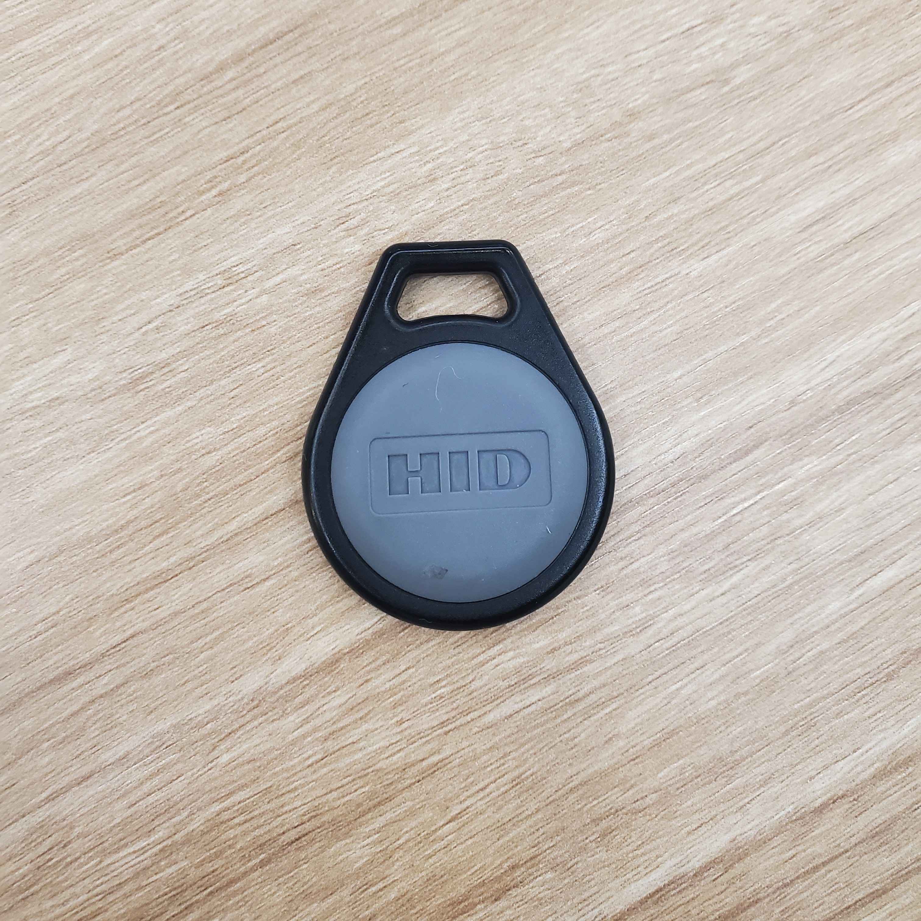 Image of a fob key from a front-facing angle