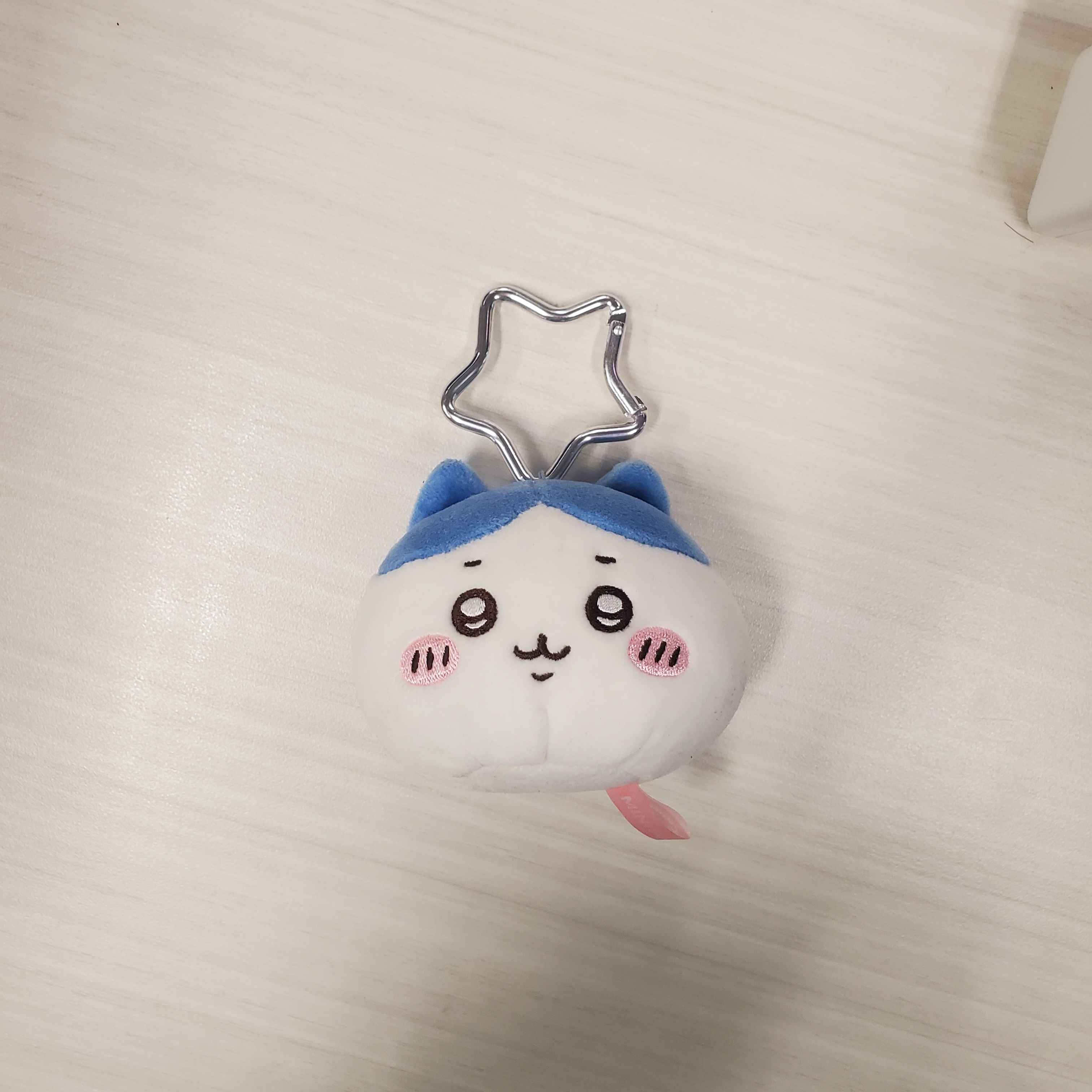 This is a keychain of a character named 'Hachiware', I wanted to scan this item because it was cute and was not transparent plastic or glass. I did have concerns about the metal star scanning properly but I wanted to try anyways.